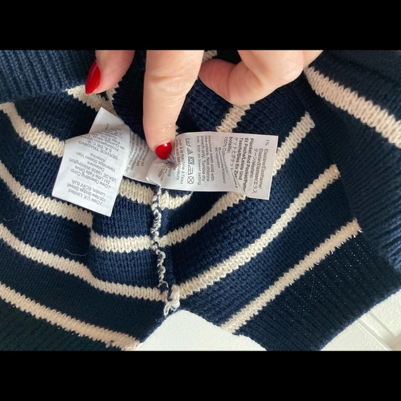 COPY - NWOT 💗 J. CREW Navy Striped Cardigan - Picture 13 of 16